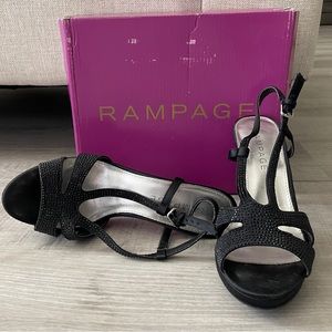 Rampage-NIB Women’s Black Heels 8.5 M